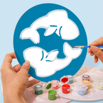 Load image into Gallery viewer, Colorful Zodiac Symbols 12-Pieces Paint by Numbers Placemat
