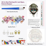 Load image into Gallery viewer, Cool Cat Beats Paint by Numbers
