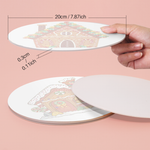 Load image into Gallery viewer, Cozy Gingerbread Christmas 4-Pieces Paint by Numbers Placemat

