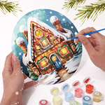 Load image into Gallery viewer, Festive Christmas Favorites 6-Piece Paint by Numbers Placemat
