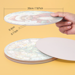 Load image into Gallery viewer, Festive Christmas Favorites 6-Piece Paint by Numbers Placemat
