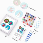 Load image into Gallery viewer, Funny Christmas Characters Paint by Numbers Coasters
