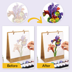Load image into Gallery viewer, Garden Blooms Paint by Numbers Calendar
