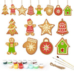 Load image into Gallery viewer, Gingerbread Christmas Ornaments Paint by Numbers

