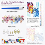 Load image into Gallery viewer, Giraffe Mother&#39;s Love, Paint By Numbers
