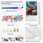 Load image into Gallery viewer, Highland Bull Paint by Numbers
