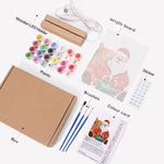 Load image into Gallery viewer, Joyful Santa Claus LED Paint by Numbers

