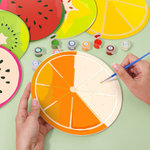 Load image into Gallery viewer, Juicy Fruit Collection 6-Pieces Paint by Numbers Placemat
