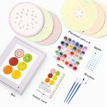 Load image into Gallery viewer, Juicy Fruit Collection 6-Pieces Paint by Numbers Placemat
