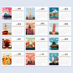 Load image into Gallery viewer, Landmark Paint by Numbers Calendar
