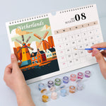 Load image into Gallery viewer, Landmark Paint by Numbers Calendar
