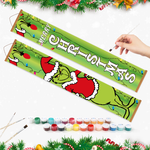 Load image into Gallery viewer, Mischievous Christmas Hanging Scroll Paint by Numbers Kit
