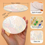 Load image into Gallery viewer, Modern Botanical Paint by Numbers Coasters
