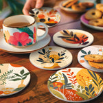 Load image into Gallery viewer, Modern Botanical Paint by Numbers Coasters
