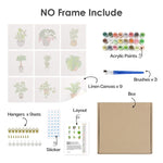 Load image into Gallery viewer, Modern Houseplants Mini Paint by Numbers
