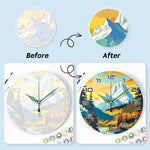 Load image into Gallery viewer, Mountain Landscape Paint by Numbers Clock Kit
