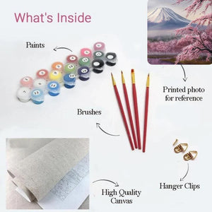 Mount Fuji Paint by Numbers