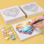 Load image into Gallery viewer, Ocean Hearts Mini Paint by Numbers
