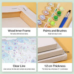 Load image into Gallery viewer, Ocean Hearts Mini Paint by Numbers
