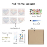 Load image into Gallery viewer, Ocean Hearts Mini Paint by Numbers
