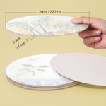 Load image into Gallery viewer, Palm &amp; Nature Mosaic 6-Piece Paint by Numbers Placemat
