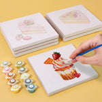 Load image into Gallery viewer, Pink Dessert Delights Mini Paint by Numbers
