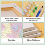 Load image into Gallery viewer, Rainbow Animal Portraits Mini Paint by Numbers
