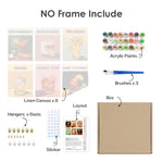Load image into Gallery viewer, Retro Cocktails Mini Paint by Numbers

