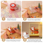 Load image into Gallery viewer, Santa’s Festive Candy Sack LED Paint by Numbers
