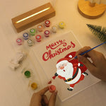 Load image into Gallery viewer, Santa’s Merry Gift Delivery LED Paint by Numbers
