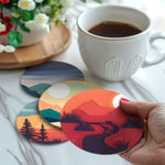 Load image into Gallery viewer, Scenic Mountain Landscapes Paint by Numbers Coasters
