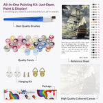 Load image into Gallery viewer, Ship at Stormy Sea, Paint By Numbers
