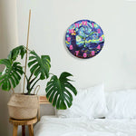 Load image into Gallery viewer, Starry Night Lighthouse Paint by Numbers Clock Kit
