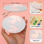 Load image into Gallery viewer, Sunset Landscape Paint by Numbers Coasters
