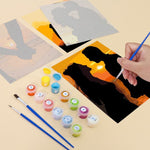Load image into Gallery viewer, Sunset Love Mini Paint by Numbers
