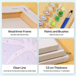 Load image into Gallery viewer, Tropical Destinations Mini Paint by Numbers
