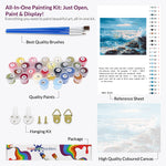 Load image into Gallery viewer, Waves Crashing Paint By Number Color Kit
