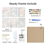 Load image into Gallery viewer, World Architecture Mini Paint by Numbers
