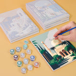 Load image into Gallery viewer, World Architecture Mini Paint by Numbers
