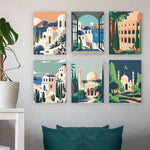 Load image into Gallery viewer, World Architecture Mini Paint by Numbers
