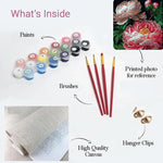 Load image into Gallery viewer, Elegant Peonies Paint by Numbers
