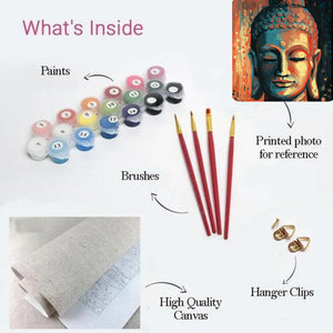 Serene Buddha Paint by Numbers