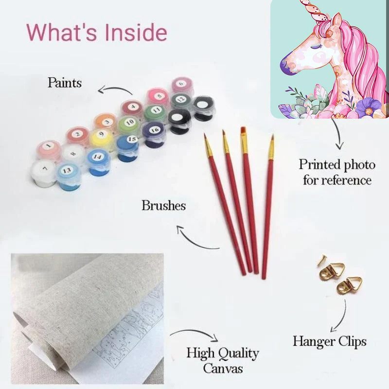 Dreamy Unicorn Paint by Numbers