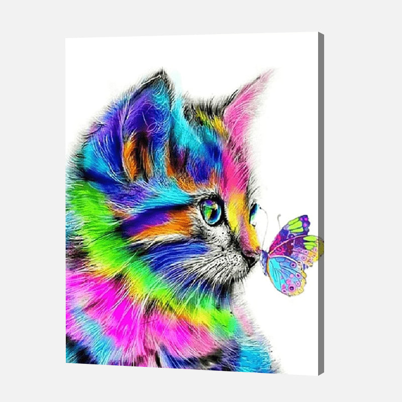 Rainbow Whiskers Paint by Numbers