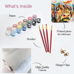 Load image into Gallery viewer, Color Splash Cow Paint by Numbers
