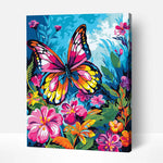 Load image into Gallery viewer, Floral Butterfly Paint by Numbers
