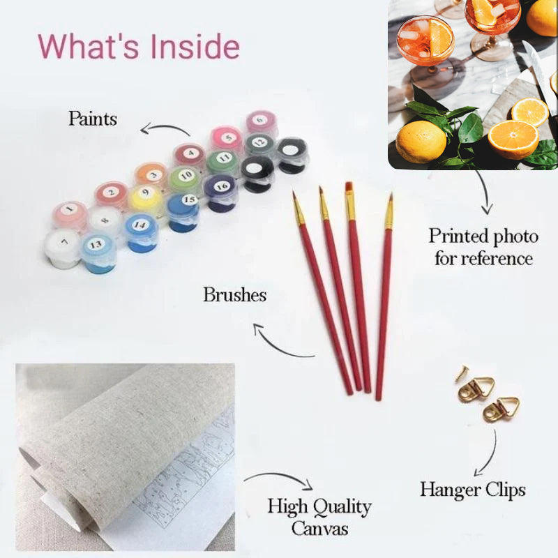 Citrus Bliss Paint by Numbers