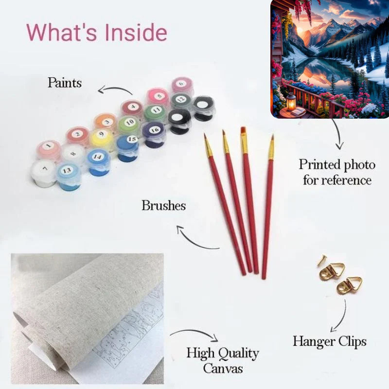 Alpine Escape Paint by Numbers