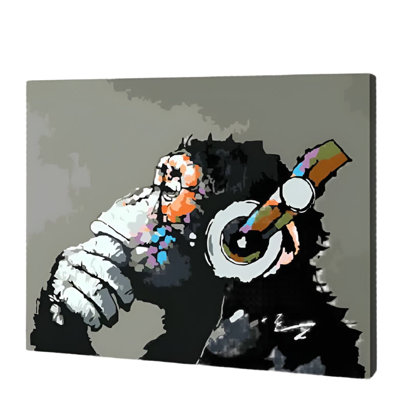 Musical monkey Paint by Numbers
