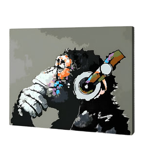 Musical monkey Paint by Numbers